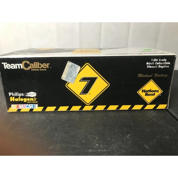 Team Caliber Michael Waltrip #7 Nations Rent 2000 Monte Carlo 1:24 Owners Series - Picture 8 of 9